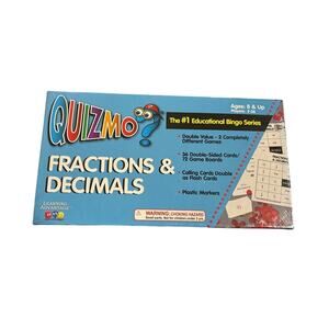 Quizmo Fractions & Decimals New in box.